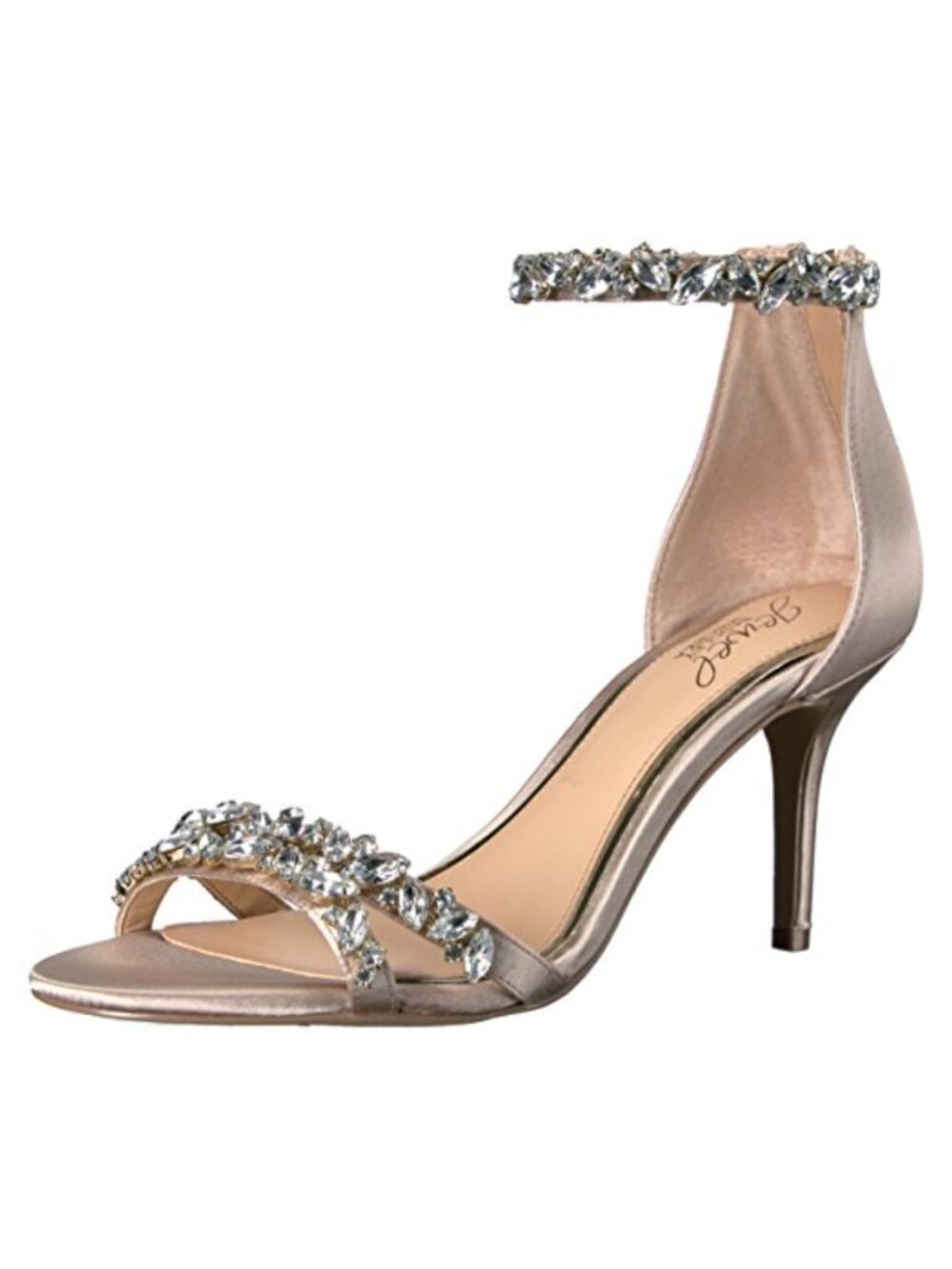 Women's Caroline Heeled Wedge Sandal Ankle Strap Padded Comfort Wedding